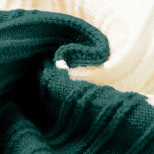 Men's Striped Knit Sweater Long Sleeve Pullover Collar Winter Casual Ribbed Thick Knitwear Top Classic Soft Outfit4