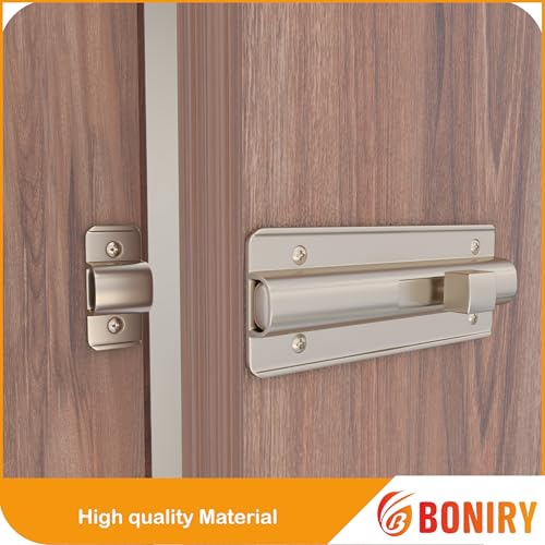 Image of Boniry Premium Heavy Duty Door Latch | Door Stopper Lock | Main Door High Security and Home and Office Doors for Wooden and PVC Door Latch (4, Matt)
