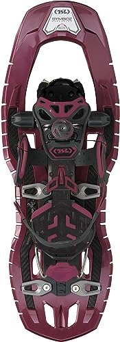 TSL Symbioz Hyperflex Instinct Snowshoes for Hiking and Snowshoeing - Wine - Medium