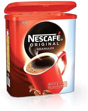 Nescafe Original Instant Coffee Granules Tin 1 kg Ref 12079950 123315