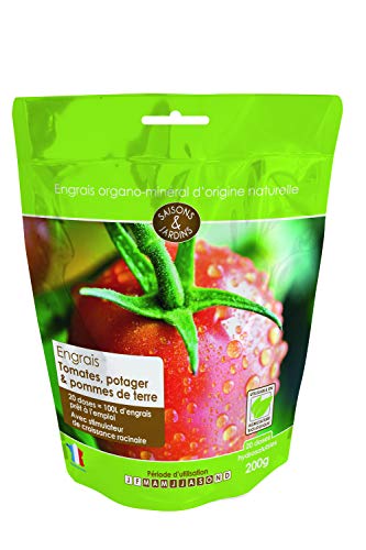 R’Garden | Engrais Organique Tomate & Potager Dosette | Engrais Ecologique Biologique | Fertilisant Naturel | Nourrit en Profondeur | Facile d’Utilisation | 200GR Cover
