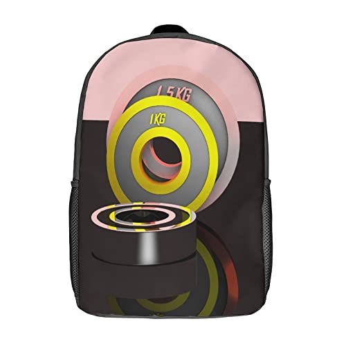 Sac d'école unisexe de grande capacité avec imprimé 3D et bretelles ergonomiques