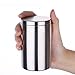 Groupcow 2.6 x 4.1 Inch Cigarette Can, High Capacity Stainless Steel Storage Tank, Cigarette Case for 100mm (Silver)