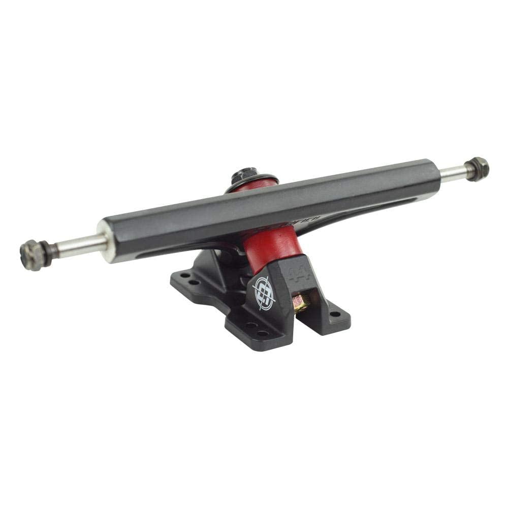 Arsenal Black Longboard Trucks 180MM, 44 Degree - Heavy-Duty Skateboard Trucks for Freeriding & Slides - Heat-Treated Cast Alloy Construction (2-Pack)