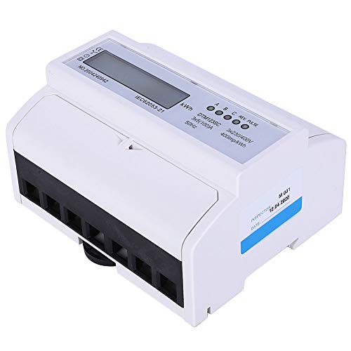 Medidor de energia trifásico 230V400V 5 a 100A KWh Medidor Digital Kilowatt Hour Meter com LCD Tipo