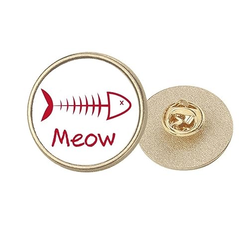 Broche poisson dorée et ronde, idée cadeau idéale pour les passionnés de dessin animé