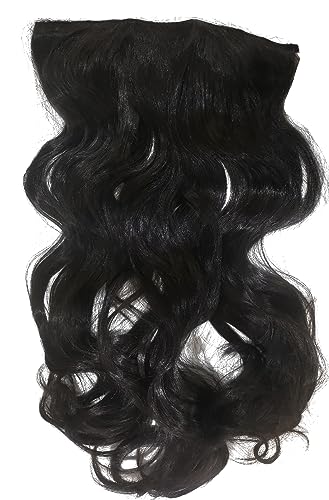 Aplique De Cabelo ondulado Longa peruca com Tic Tac Organico