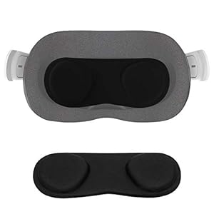 NEWZEROL 1 stuk vervanging voor VR Lens Protect Cover stofhoes voor Quest 2/ Quest/ Rift/ Valve Index, afwasbare…