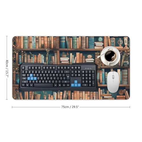 Tapis de souris LED grand format imperméable pour setup gaming et bureau