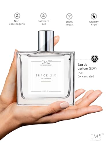 Image of EM5 Trace 2.0 Unisex Day & Night EDP Perfume Spray for Men and Women | Leather Animalic Warm Spicy | Strong or Long Lasting Fragrance | Luxury Gift for Him /Her