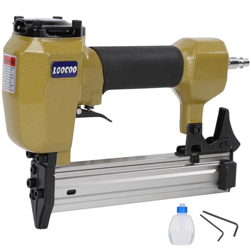 YUHUADDJ Framing Nailer,Pneumatic,18-Gauge Steel Brad,Tool Only (F30K-0.39