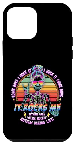 Autismo Mama Life Some Days I Rock It Some Days It Rock Me Carcasa para iPhone 12 mini