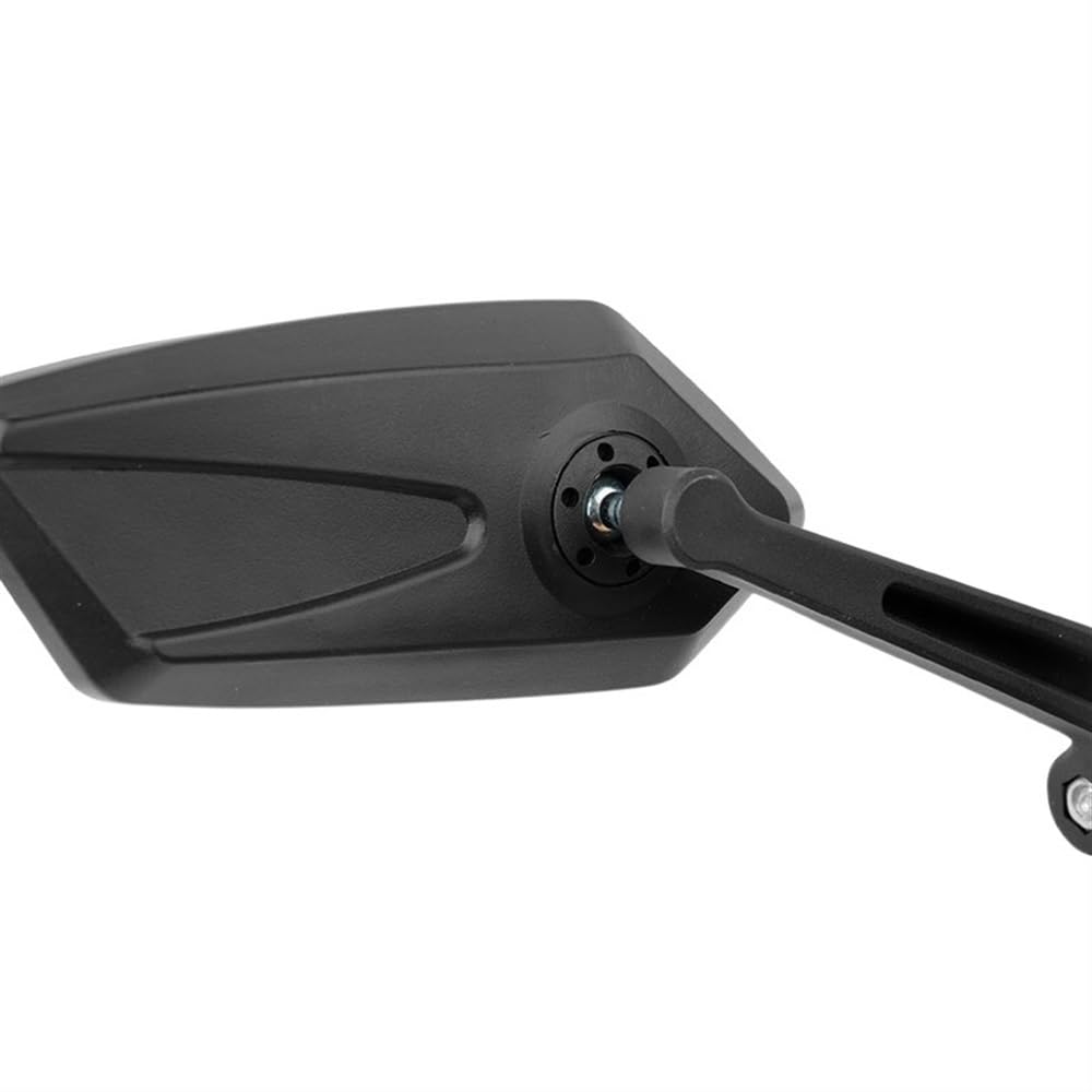 Espejo retrovisor para Bicicleta, Soporte de Metal para Manillar, Montaje Lateral, Reflector de visión Trasera para Bicicleta eléctrica y Scooter, rotación de pivote, le