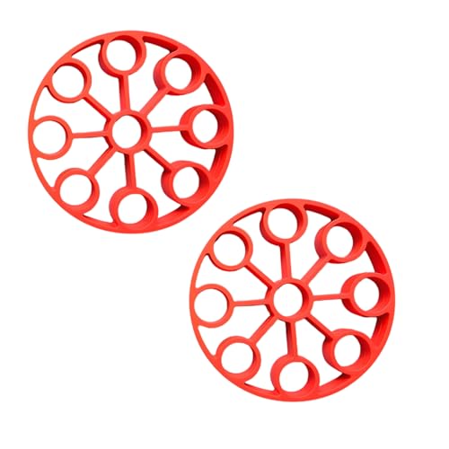 圧力鍋用卵蒸し器2個パック9穴蒸しラックオフィスまたは寮用調理アクセサリー制服加熱調理器