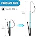 SANLIKE Telescopic Fishing Gaff,Aluminum/Fiberglass Pole with Nonslip Rubber Handle,Stainless Steel Hook with M8 Screw, Fish Gaff Can Float When Extending - Good for Freshwater and Saltwater Fishing