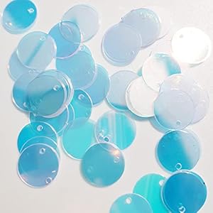 Towonder RD20009 Iridescent Runde Pailletten 200 Stück