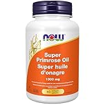 NOW Supplements, Super Primrose 1300 mg with Naturally Occurring GLA (Gamma-Linolenic Acid), 60 Softgels