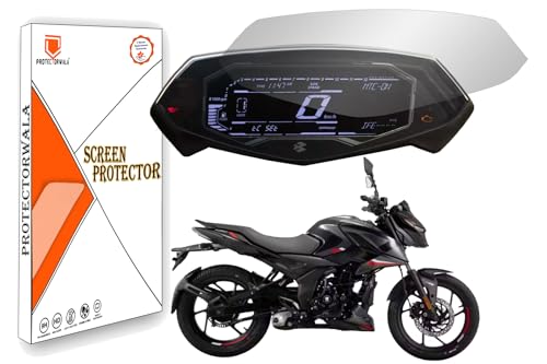 Image of Protectorwala BAJAJ PULSAR N160 N150 Screen Guard Protector Accessories Motorcycle Digital Console Speedometer- Clear