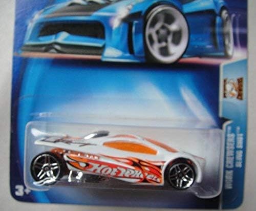 HOT WHEELS WORK CREWSERS, WHITE/ORANGE SLING SHOT #166 PR5
