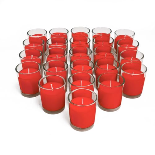 Simply Soson Apple Spiced Fall Scented Votive Candles, Bulk Set