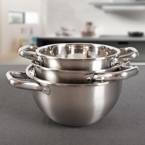 Casserole à soupe en acier inoxydable résistant pour cuisine