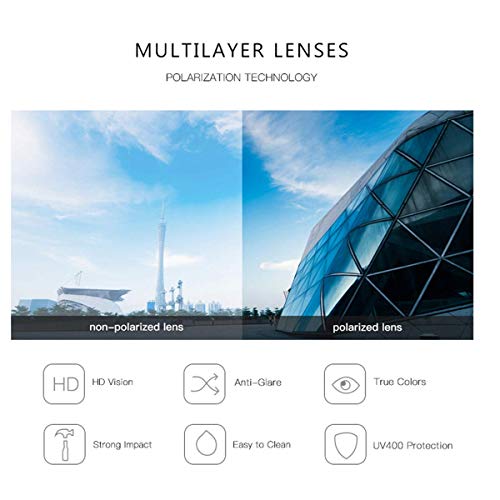 Suglss Photochromic Polarized Sunglasses Men Women Anti Glare Driving Eyewear Glasses #TOP3