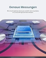 RENPHO Personenwaagen Körperfettwaage Digital Waage mit App, Bluetooth – Ansicht 3