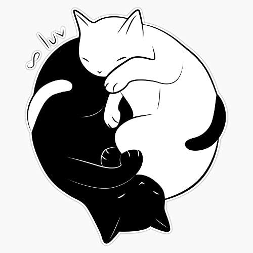 Eternal Cat Love Vinyl Waterproof Sticker Decal Car Laptop Wall Window Bumper Sticker 5"