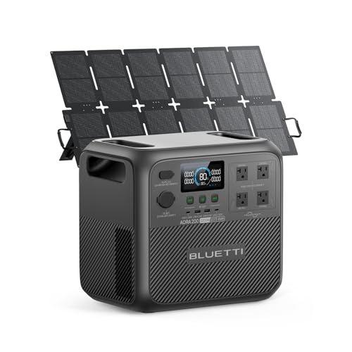 Amazon.co.jp: BLUETTI ポータブル電源 AORA 200 ソーラーパネルセット