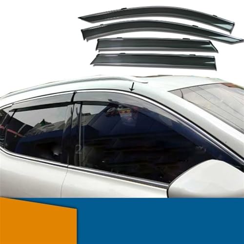 Déflecteurs de vitres pour MG HS 2018-2022 avec finition chrome - 2