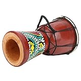 El instrumento musical tradicional africano es fácil de tocar. Un buen regalo para que los niños aprendan a tocar la batería y practiquen el ritmo.