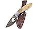 Frost Cutlery CW-991WSB/DK Damascus Duck Fixed Blade Bowie Knife W/ Sheath