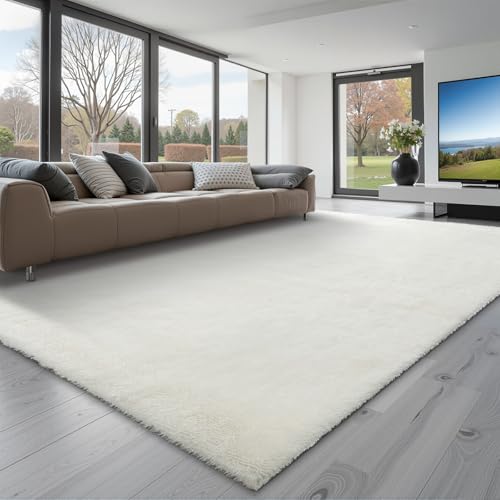 VEVOR 8x10 ft Area Rugs Living Room, Indoor Plush Area Rug Carpet Fluffy with Triple-Layer Material,...