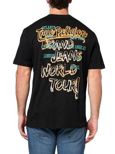 True Religion Men's Crinkle Paint Tee2