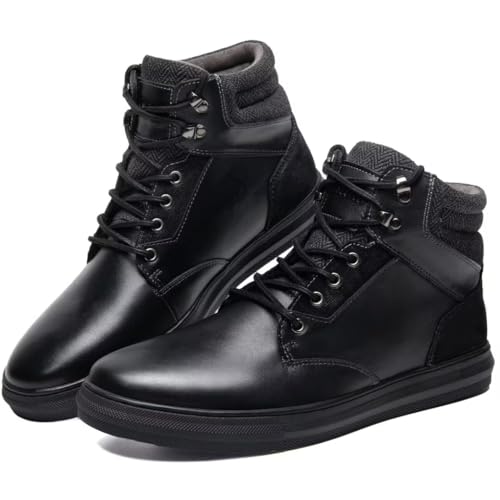 Image of Arkbird Casual Sneaker Boots, High-Top Sneakers Lace-up Leather Chukka Shoes for Men