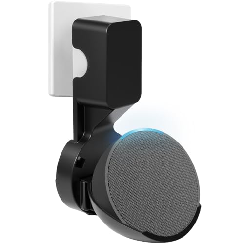 Kleemeiero Supporto da Parete per Pop Supporto per Altoparlante Intelligente Staffa per Altoparlante Supporto da Parete per Altoparlanti Compatibile con Altoparlante Pop Smart (Nero)