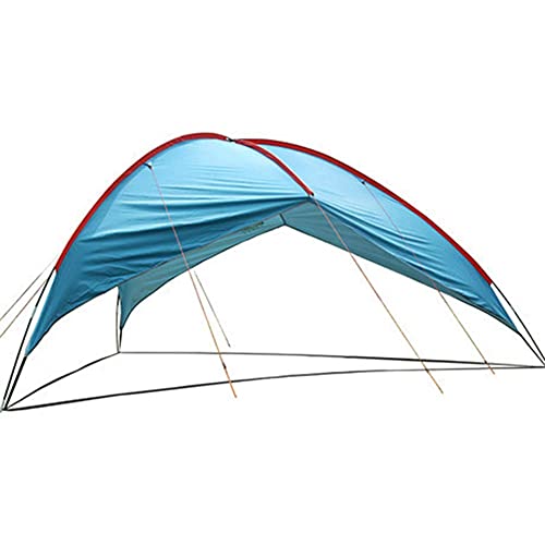 Carpa grande de camping para solucionar la falta de sombra en barbacoas familiares de verano