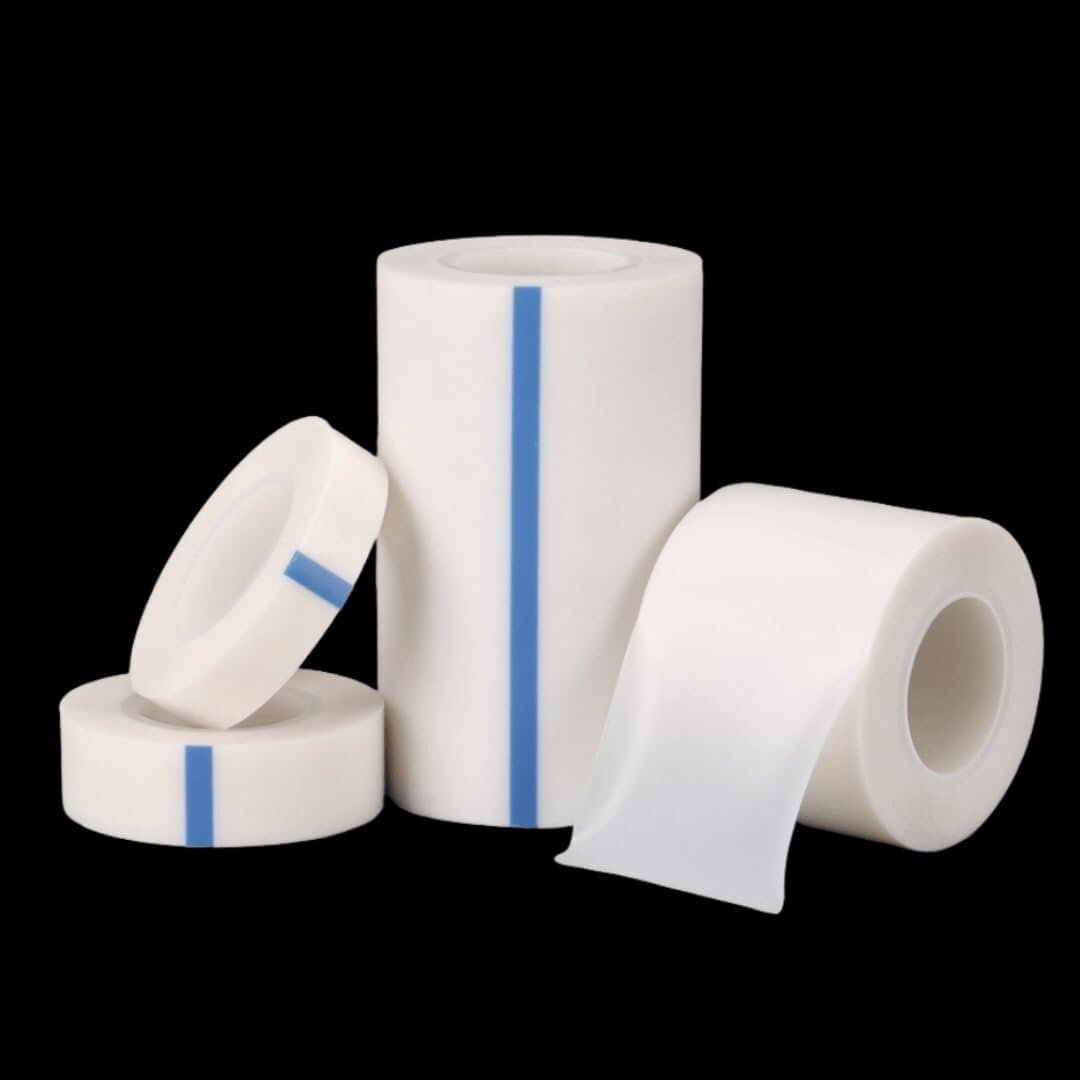 PTFE Folienband Hochtemperatur 10m Rolle Säurebeständig Laugenbeständig Einseitig Klebend Erosionsbeständig(0.25mmx25mm)