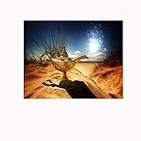 Fotomurali Carta da parati Autoadesiva La lampada di Aladino 200x140cm Decorazione da Muro Poster Gigante Design Carta per pareti