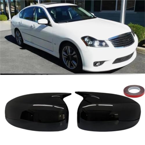 Couvercle rétroviseur cassé Infiniti M35 M45 ? Solution capuchon aile carbone - 2