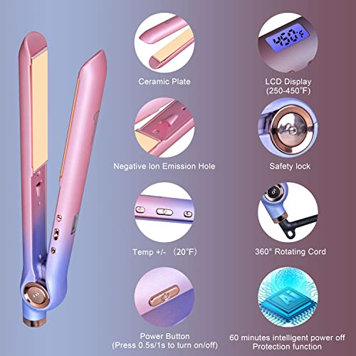 Plancha para cabello y rizador 2 en 1 Nano Titanio miniatura 2