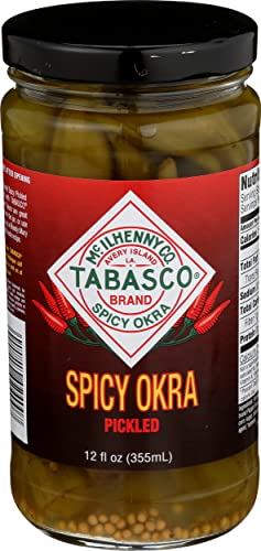 TABASCO brand Spicy Pickled Okra, 12 Ounce