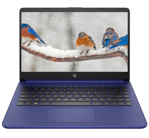 Image of HP Lightweight 14 inch Laptop for Students Home. Celeron N4120(up to 2.1GHz), 4GB RAM 64GB eMMC 1yr Office 365 USB-C HDMI, Quiet, Fanless, Budget-Friendly for Daily Tasks.