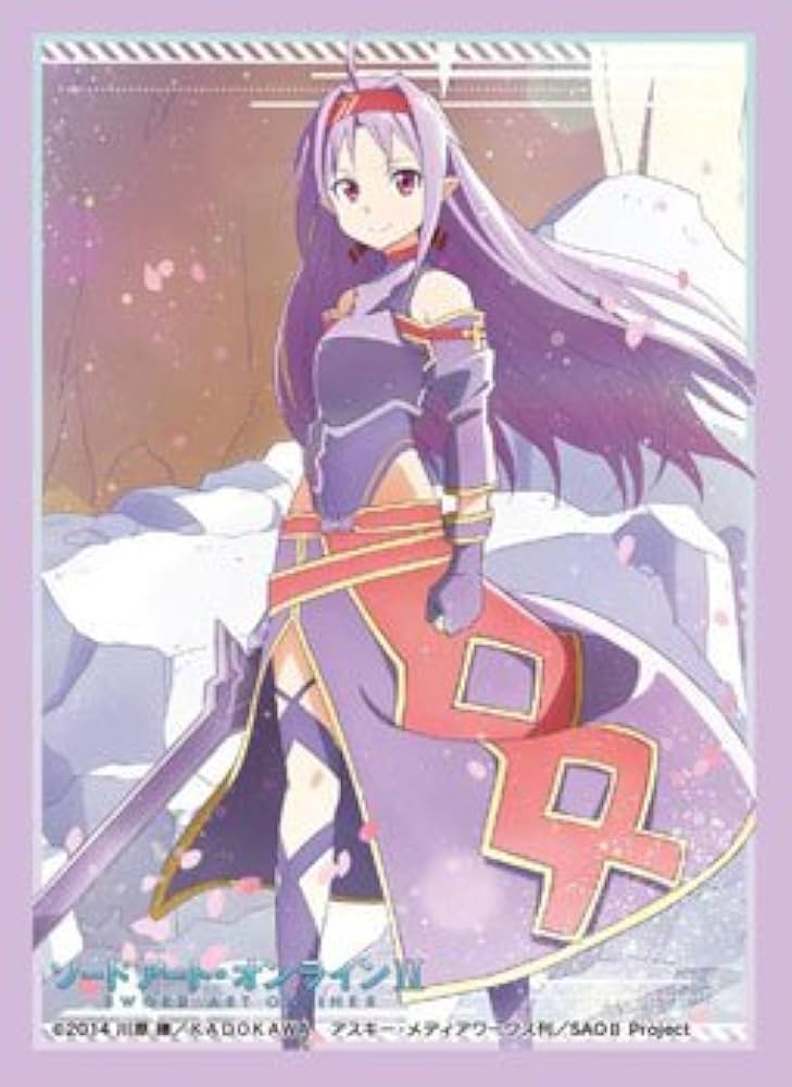 Sword Art Online II Yuuki Konno Card Game Character Sleeves