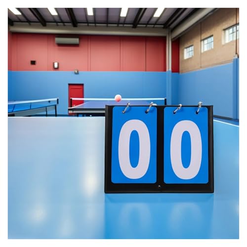 Marcador plegable doble para baloncesto cielo azul miniatura 3