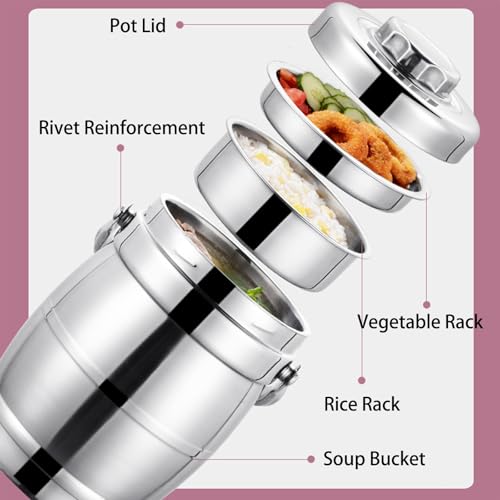 Contenitore termico per alimenti – Contenitore termico per il pranzo, design a tenuta stagna per pasti e zuppe, perfetto per conservare cibi caldi o freddi