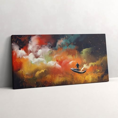 Peinture sur toile 120x60cm tableau de prestige Wallfluent