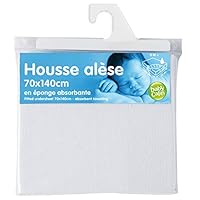 BabyCalin Schwammblatt, 70cm x 140cm, 1 Stück, weiß