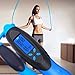 Jump Rope,Digital Counting Speed Jumping Rope Counter for Indoor and Outdoor Fitness Boxing Training Adjustable Weighted Jump Rope Workout for Men,Women,Children Cordless Skipping Rope