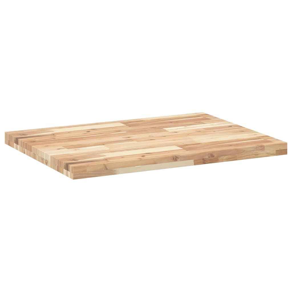 Schreibtischplatte Unbehandelt 100x60x4 cm Massivholz Akazie Arbeitsplatte Büro Homeoffice Arbeitsplatz Tischplatte Zubehör Ergonomie Aufbewahrung